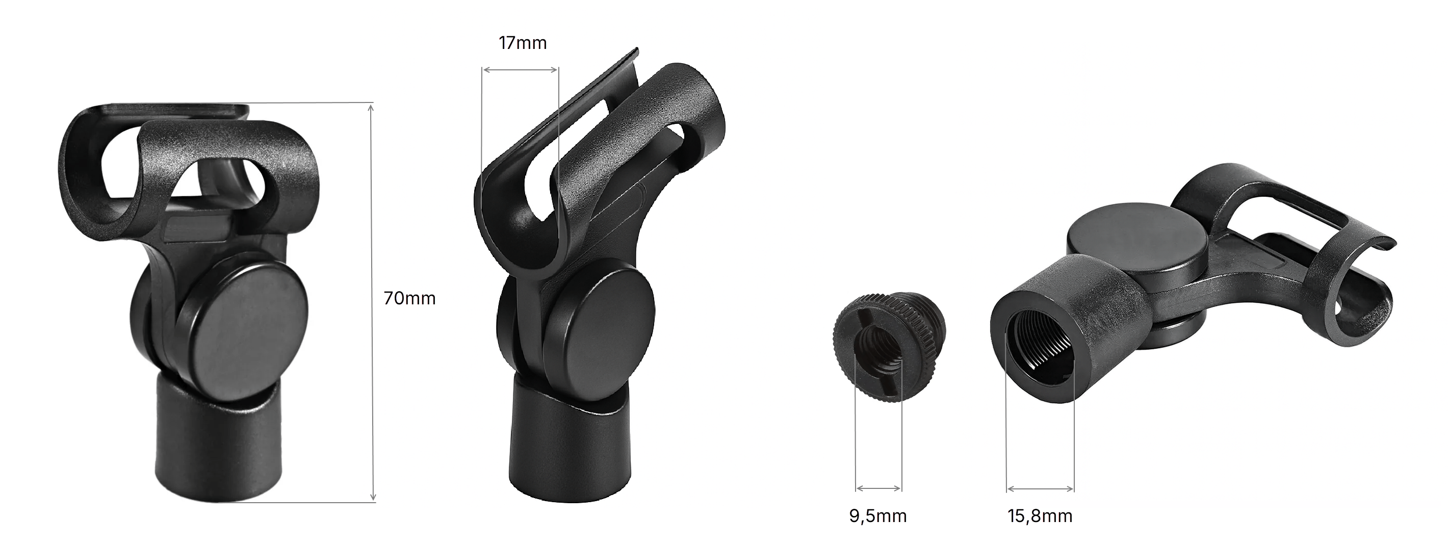 Mref Microphone Clip Dimensions