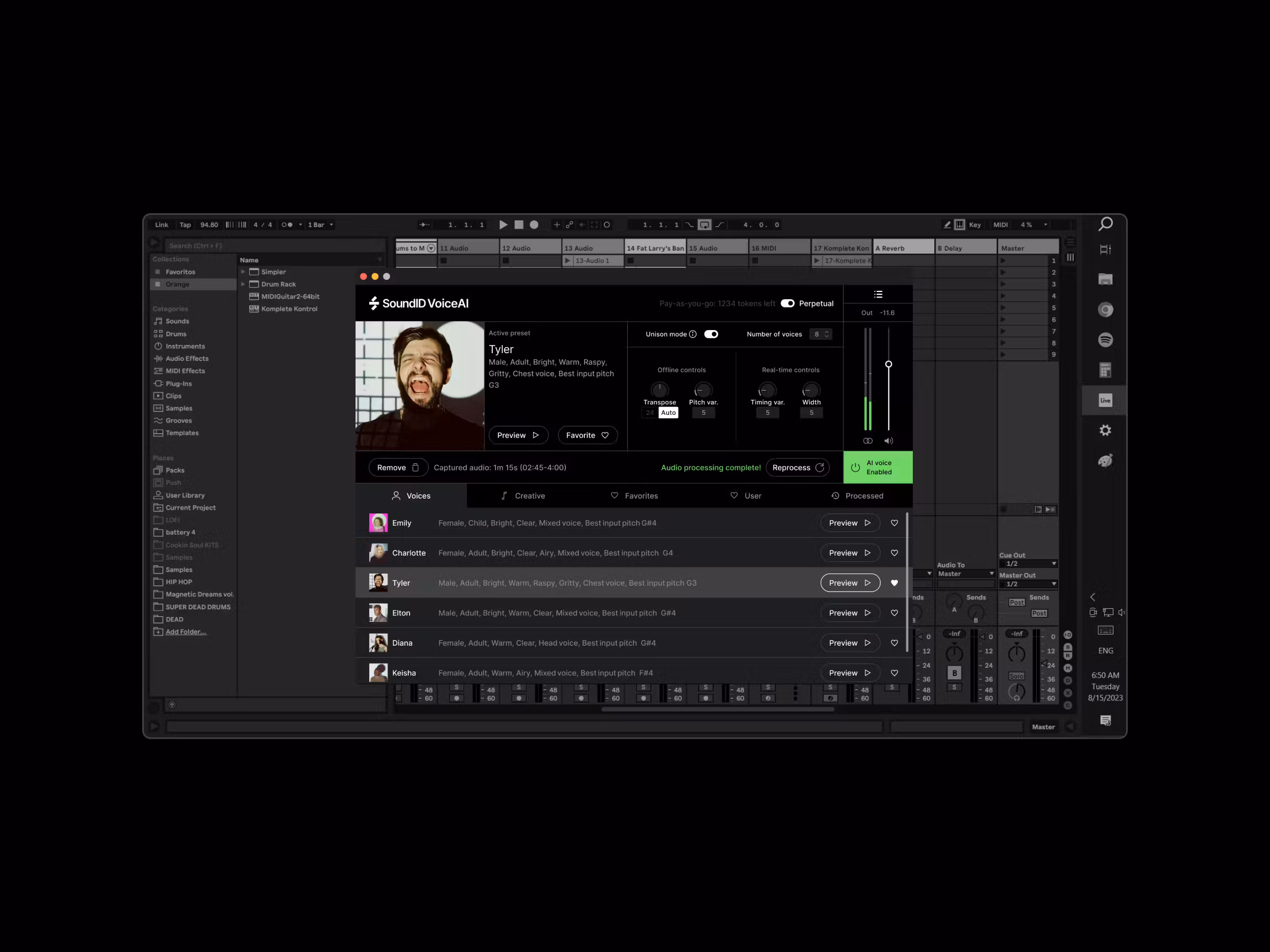 Soundid Voiceai Daw Plugin Tyler