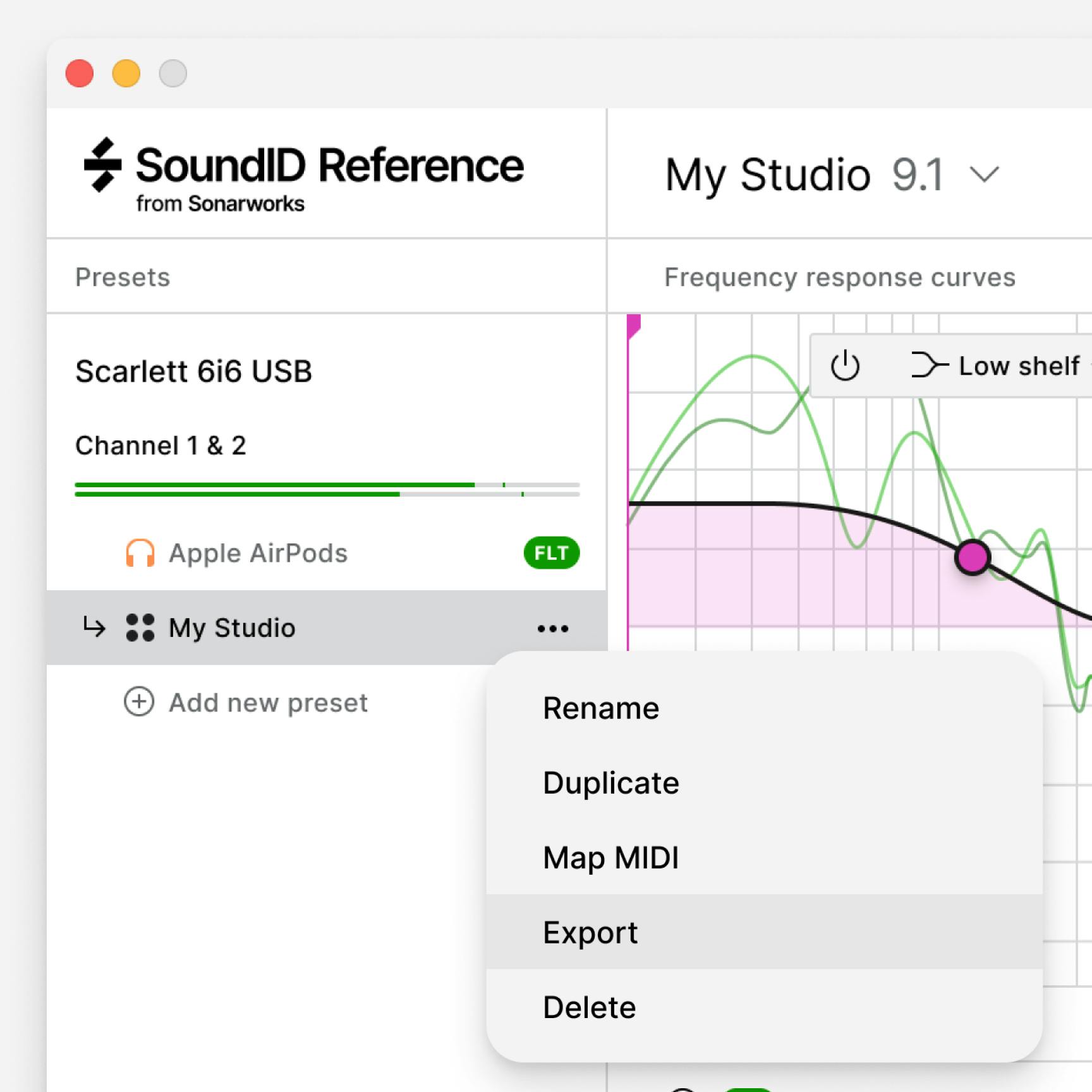 SoundID Reference Calibration File Export