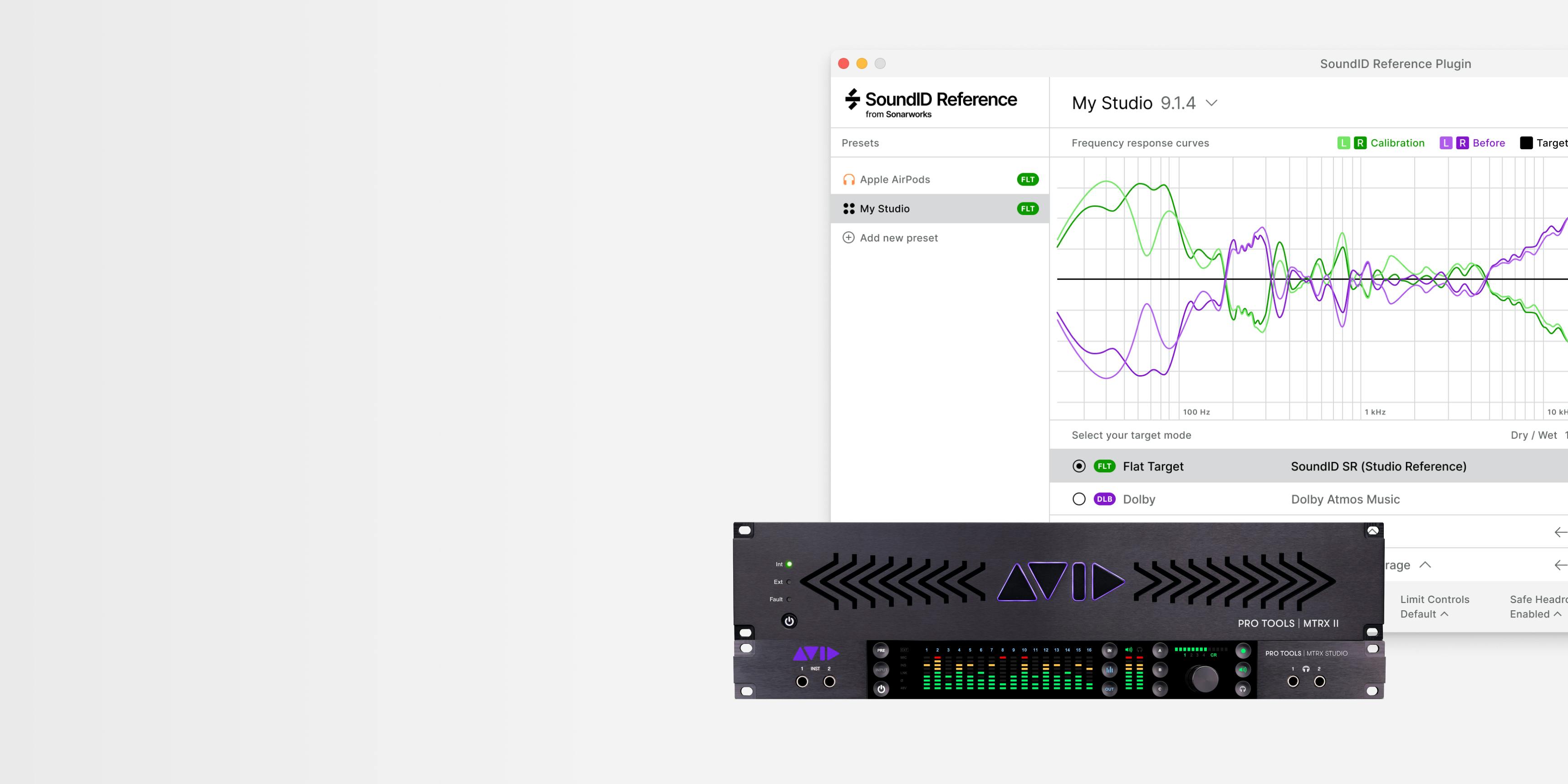 SoundID Reference with Avid Pro Tools MTRX Studio