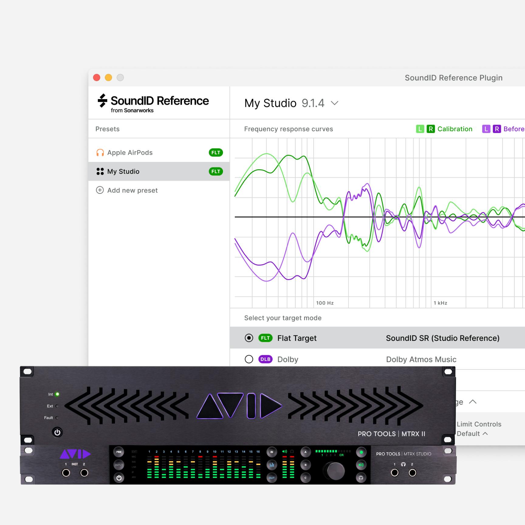 SoundID Reference with Avid Pro Tools MTRX Studio