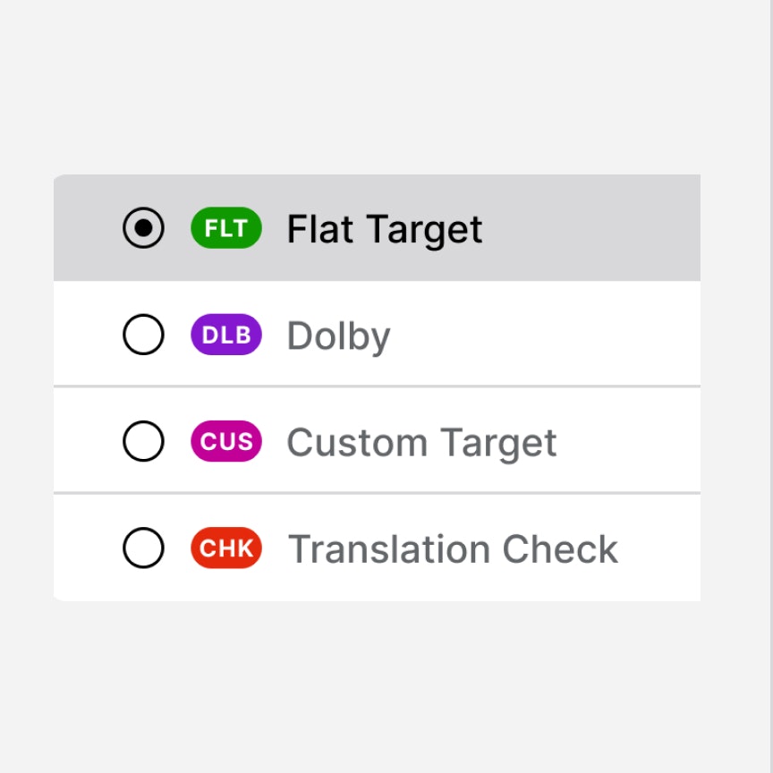 Soundid Reference Target Modes