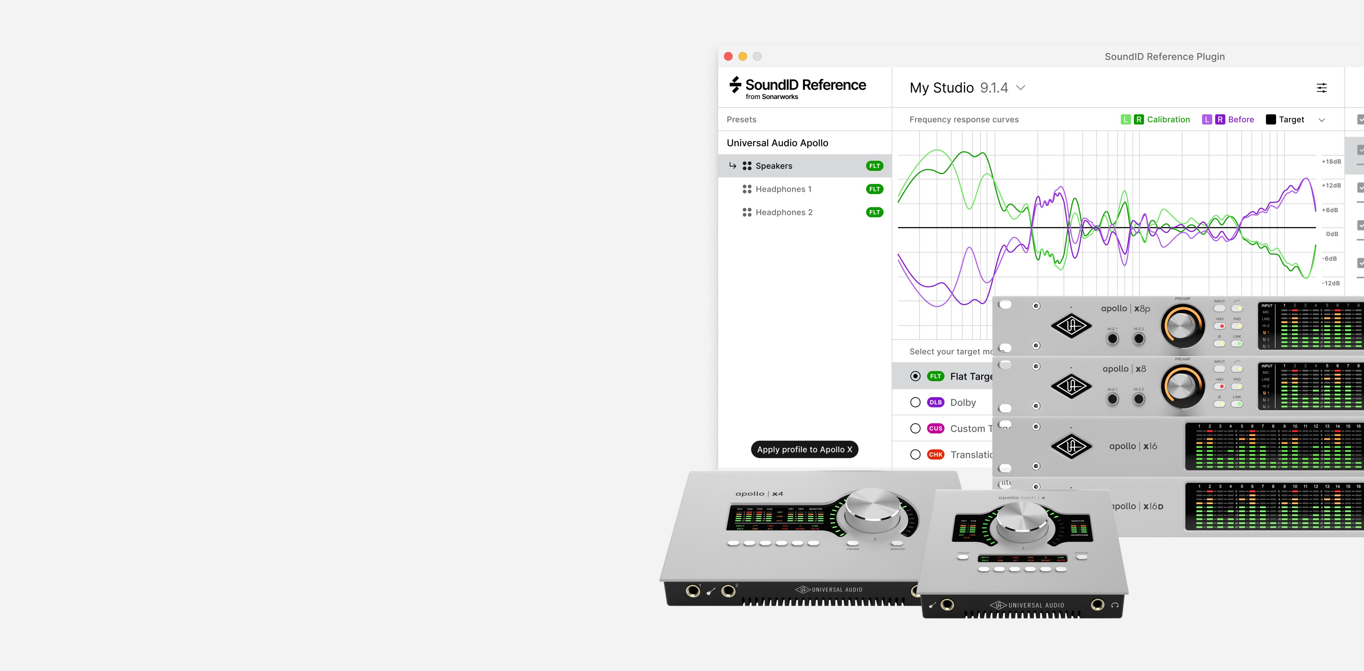 JRRshop.com | Sonarworks SoundID Apollo Monitor Correction Add-on