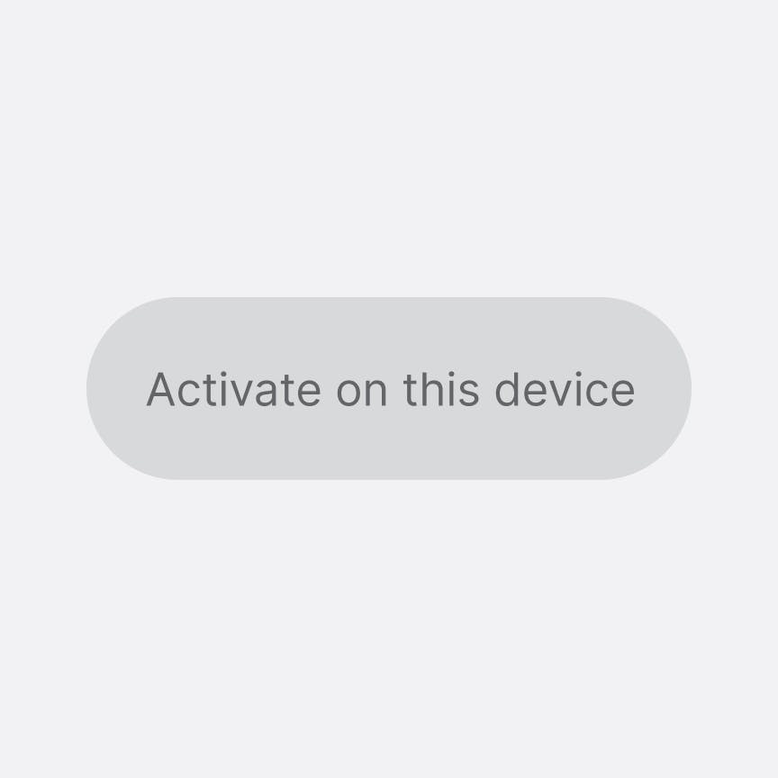 activate on this device